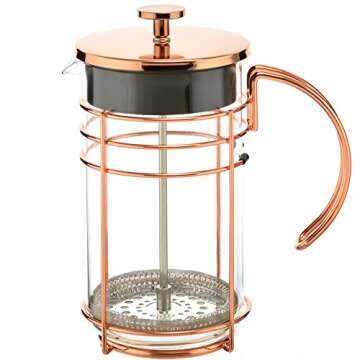 GROSCHE White Chicago Tea Tumbler & Infuser, 1 EA