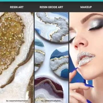 MEYSPRING White Pearl Mica Powder - 50g - White Resin Pigment - White Mica Powder for Epoxy Resin Art - White Epoxy Pigment and UV Resin Dye - Mica Powder for Epoxy Resin - Resin Powder Pigment