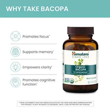Himalaya Organic Bacopa Monnieri - Memory & Cognition Support