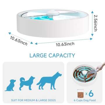 Slow Feeder Maze Dog Bowl - Non-Slip Interactive Feeder for Dry, Wet & Raw Food