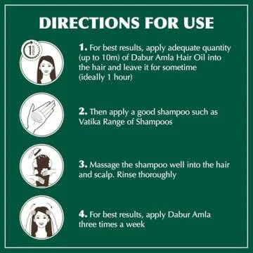 Dabur Amla Hair Oil for Healthy Hair and Moisturized Scalp, for Men and Women, Indian Bio Oil for Hair, Natural Care for Beautiful Hair (200ml)