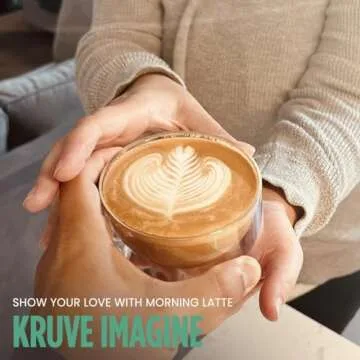 Exclusive KRUVE Imagine-Cortado Double-Wall Milk Glasses