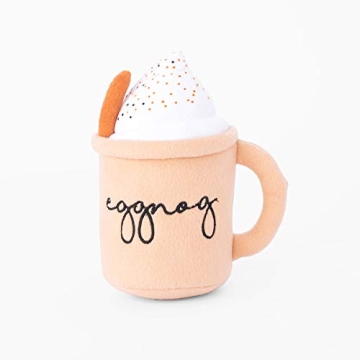 ZippyPaws Holiday Eggnog Dog Toy for Festive Fun