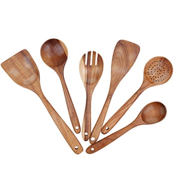 Freehawk Wooden Utensils Set for Safe Cooking Fun