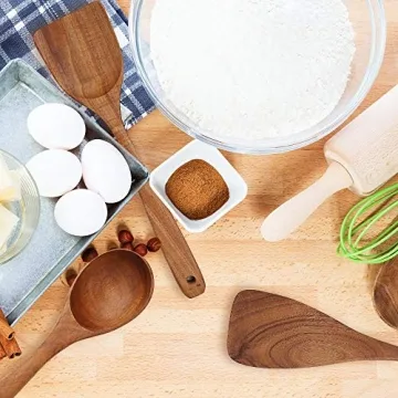 Freehawk Wooden Utensils Set for Safe Cooking Fun