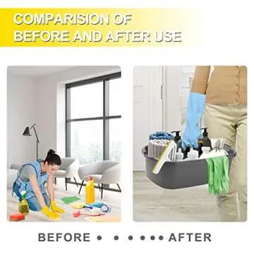 Whalegend Heavy-duty Cleaning Caddy for Home and Garden