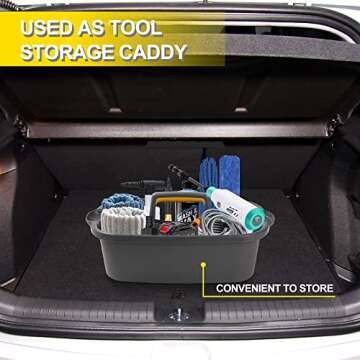 Whalegend Heavy-duty Cleaning Caddy for Home and Garden