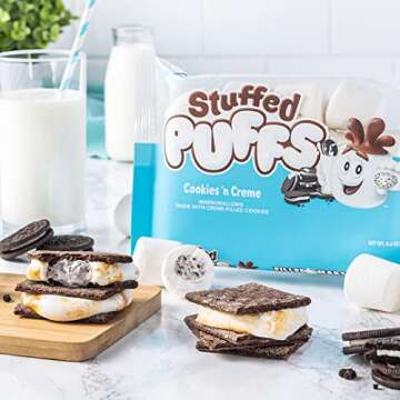Stuffed Puffs Cookies 'n Creme Marshmallows 3 Pack