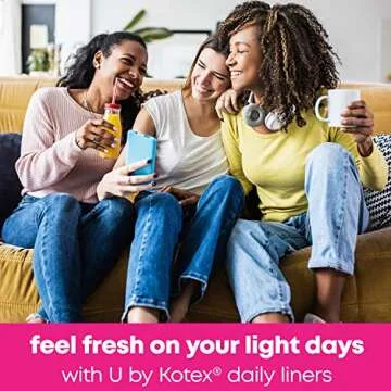 U by Kotex Balance Daily Wrapped Panty Liners 450 Count