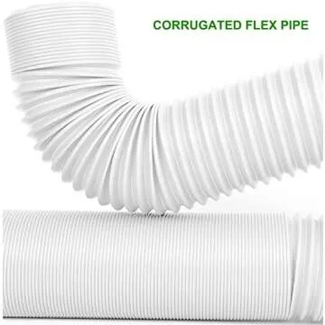 Rain Gutter Downspout Extensions Flexible 21-60 In