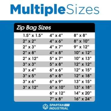 ATZ Premium 5x7 Resealable Zip Bags in 1000 Count Quality