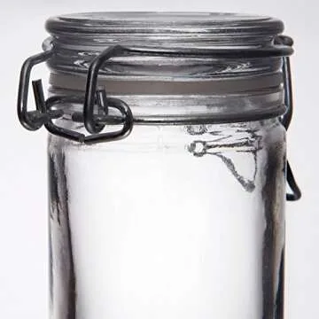 Charmed Cylindrical Glass Spice Jars Set of 24 - 2.5 oz