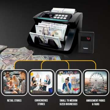 KOLIBRI Money Counter with Advanced Fake Detection