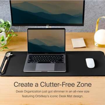 Buy Orbitkey Premium Leather Desk Mat - Multi-Purpose & Stylish