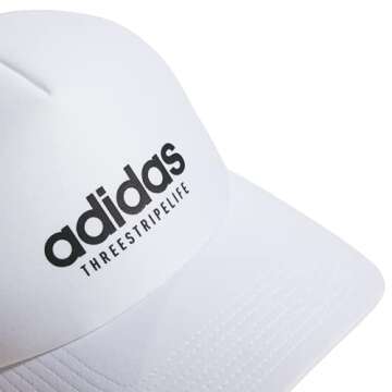 adidas Women's CORE Trucker, White/White, One Size