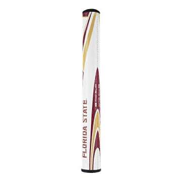 SuperStroke NCAA Golf Putter Grip, University of Florida State (Mid Slim 2.0) | Cross-Traction Surface Texture and Oversized Profile | Even Grip Pressure for a More Consistent Stroke | Non-Slip Grip
