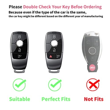 Mercedes Benz Key Fob Cover with Soft TPU Protection