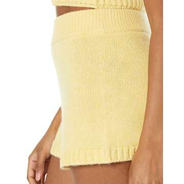 The Drop Women's Adrienne Pull-on Sweater Knit Short, Butter, S