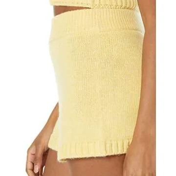 The Drop Women's Adrienne Pull-on Sweater Knit Short, Butter, S