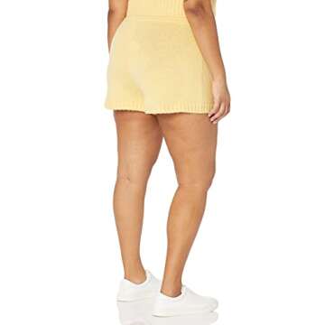 The Drop Women's Adrienne Pull-on Sweater Knit Short, Butter, S