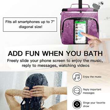 Bukere Portable Shower Caddy for Students and Travelers