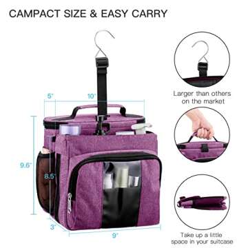 Bukere Portable Shower Caddy for Students and Travelers