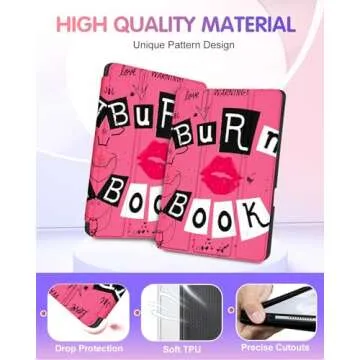 Uppuppy Cute iPad Air 11 Case with Pencil Holder