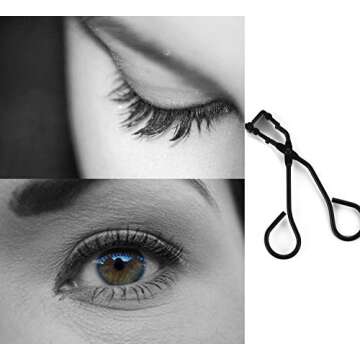 Durable Silicone Eyelash Curler - Perfect for All Lash Types & Shapes