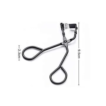 Silicone Eyelash Curler with Refill Pads for All Shapes