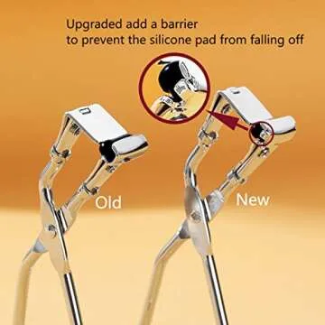 Silicone Eyelash Curler with Refill Pads for All Shapes