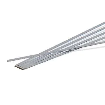 MASTER COOK 12" Stainless Steel BBQ Skewers Set