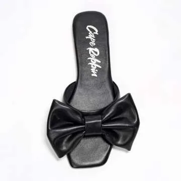 Cape Robbin Juju Sandals Slides for Women - Stylish Slip-Ons