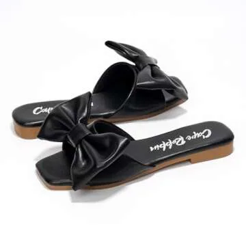 Cape Robbin Juju Sandals Slides for Women - Stylish Slip-Ons