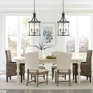 Stylish PARTPHONER Black Chandelier for Elegant Spaces