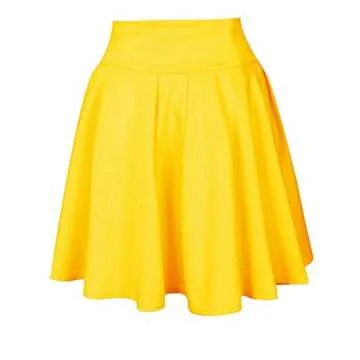 SEMATOMALA Women's Flared Stretchy Casual Mini Skirt