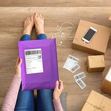 UCGOU 10x13 Inch Purple Poly Mailers 200 Pack Shipping Bags