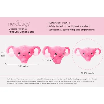 Cuterus Plushie for Health Awareness and Comfort