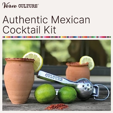 Handcrafted Cantaritos de Barro Cocktail Kit Authentic Mexican Tequila