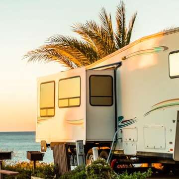 Camco RV Gutter Spouts with Extensions for Easy Installation