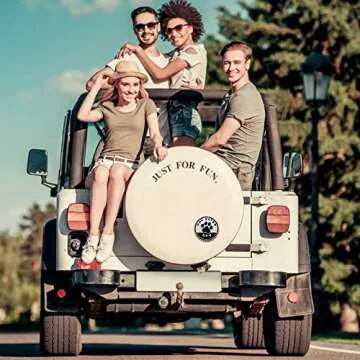 Dogs Badge Rated Car Emblem, 4 x 4 Metal Automotive Badge 3D Metal Car Badges Emblems Round Emblem Decals Car Badge Decals Stickers Compatible with Jeep Wrangler Vehicles Trucks SUV