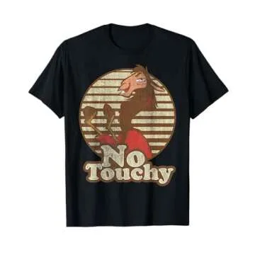 Disney Emperor's New Groove Kuzco Llama No Touchy Short Sleeve T-Shirt