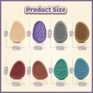 Fidget Toys for Anxiety Relief - Portable Sensory Stones