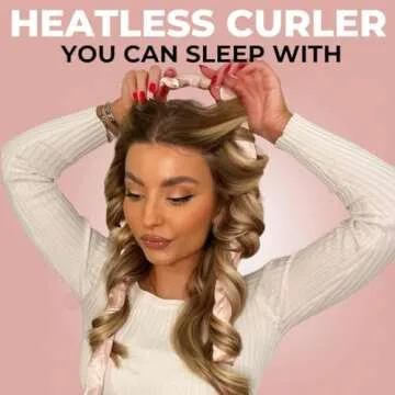 Lily England Heatless Hair Curlers for Overnight Curls