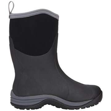 Muck Boot Men's Arctic Commuter Insulated Waterproof Work Black/Silver 8 M