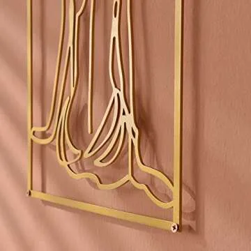DeaTee Gold Metal Wall Decor - Minimalist Art for Any Room