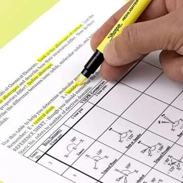 SHARPIE Clear View Highlighter Stick, Assorted, 3/Pack (1950748)