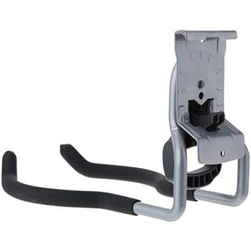 Rubbermaid Garage FastTrack Power Tool Holder, Satin Nickel, Wall Mounted Storage System, Holds up to 50 pounds, for Home/Garage/Tool Organization