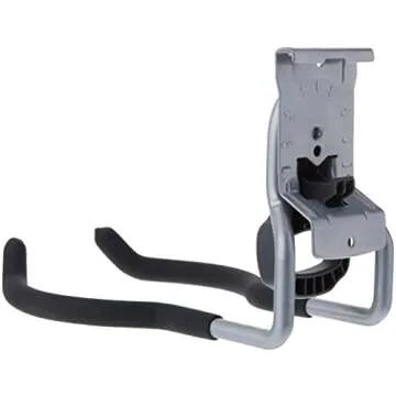 Rubbermaid Garage FastTrack Power Tool Holder, Satin Nickel, Wall Mounted Storage System, Holds up to 50 pounds, for Home/Garage/Tool Organization