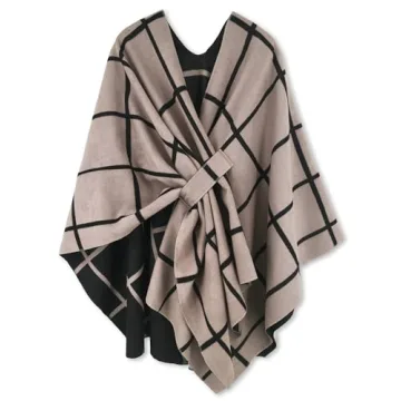 Moss Rose Women's Travel Gift Shawl Wrap Poncho Cape for Fall