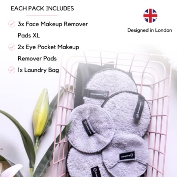 Ogato Reusable Makeup Remover Pads - Eco-friendly 6pc Set